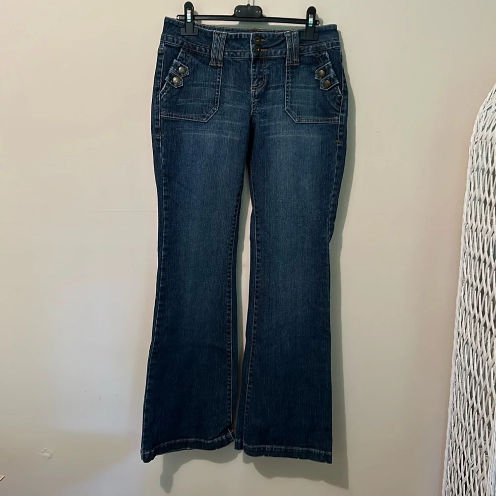 Duckhead Jean’s Co. Women’s Jeans Bootcut Blue Low Rise Size 5 Juniors - Picture 1 of 11